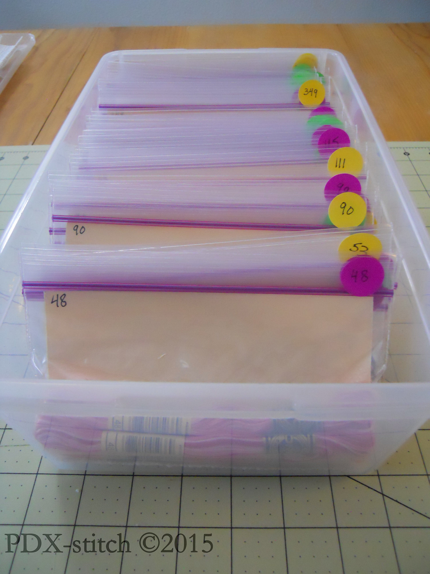 How to Organize & Store Cross Stitch Floss and Thread 